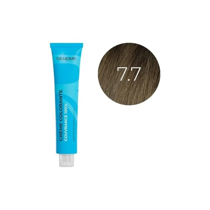 Generik Oxidation Hair Color 100 Ml By Shade 7.7