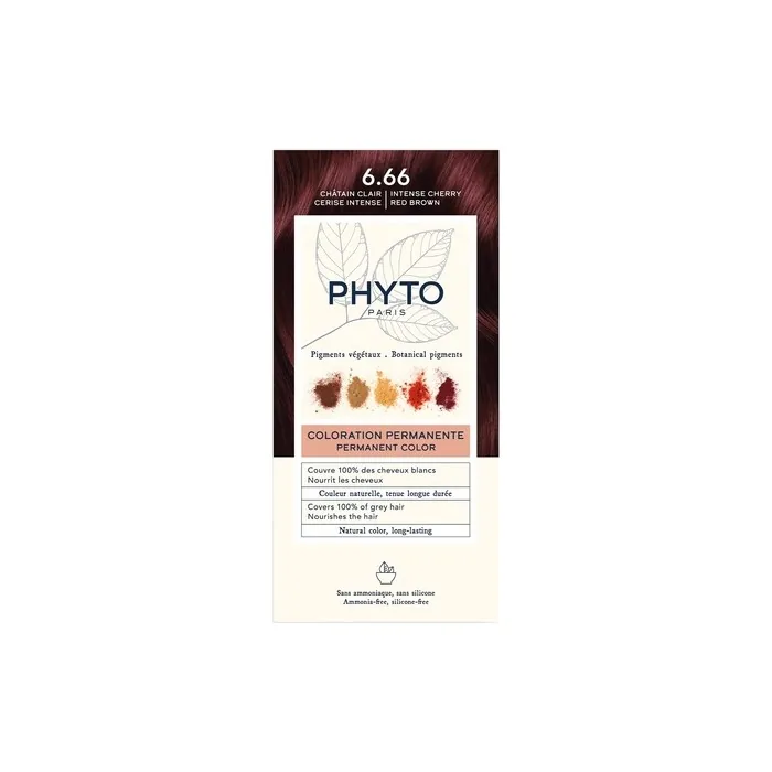 Phyto Paris Permanent Coloration 666 Intense Cherry Light Brown