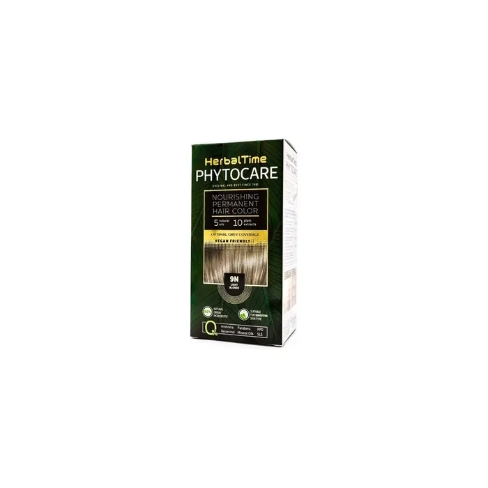 Energy Of Vitamins Herbal Time Phytocare Natural Hair Color 9n Light Blonde