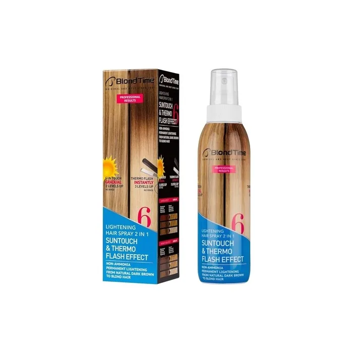 Suntouched Hair Lightener Spray with Thermo Flash Effect - 2-in-1 Hair