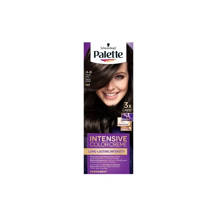 Palette Intensive Color Creme Hair Colorant Middle Brown 110ml