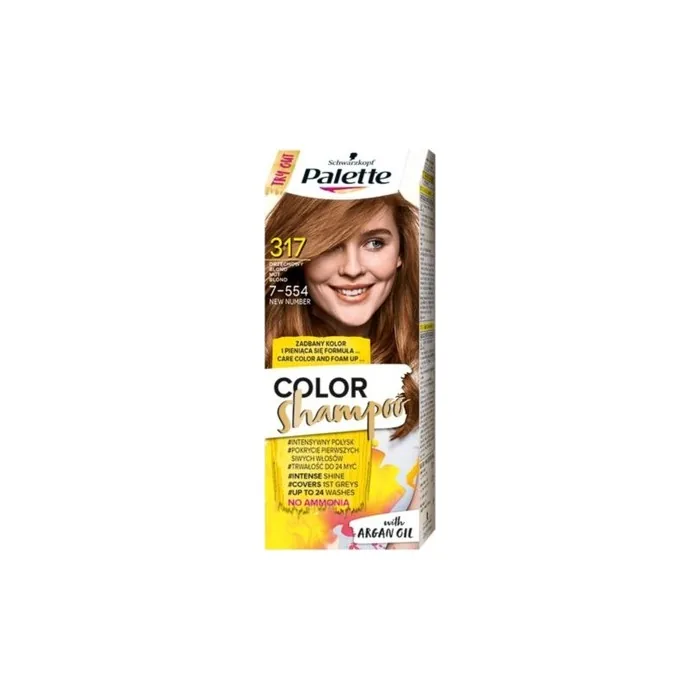 Palette Color Shampoo Hair Coloring Shampoo for up to 24 Washes 317