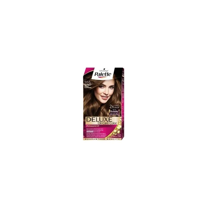 Palette Deluxe 555 Golden Gloss Caramel Permanent Hair Color