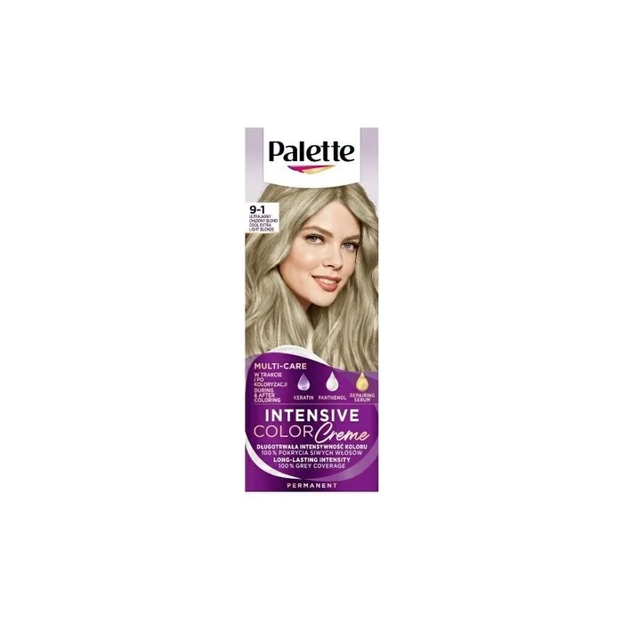 Palette Intensive Color Cream Hair Color 9-1 Light Ash Blonde