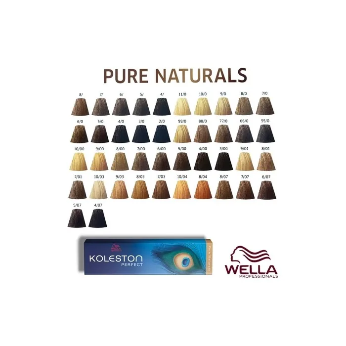 Wella Professionals Koleston Perfect Pure Naturals Hair Coloring 60ml