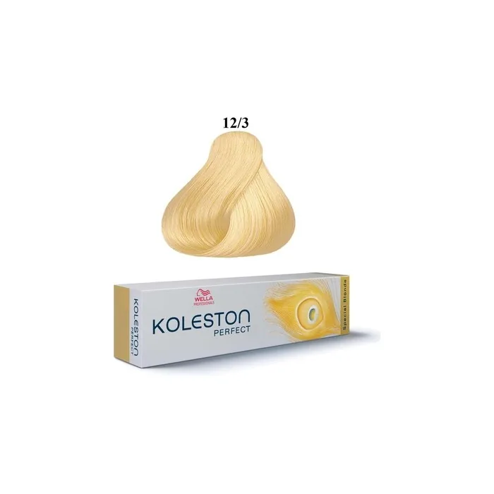 Wella Professionals Koleston Perfect Permanent Hair Dye 123 Special Gold Blonde 60 Ml