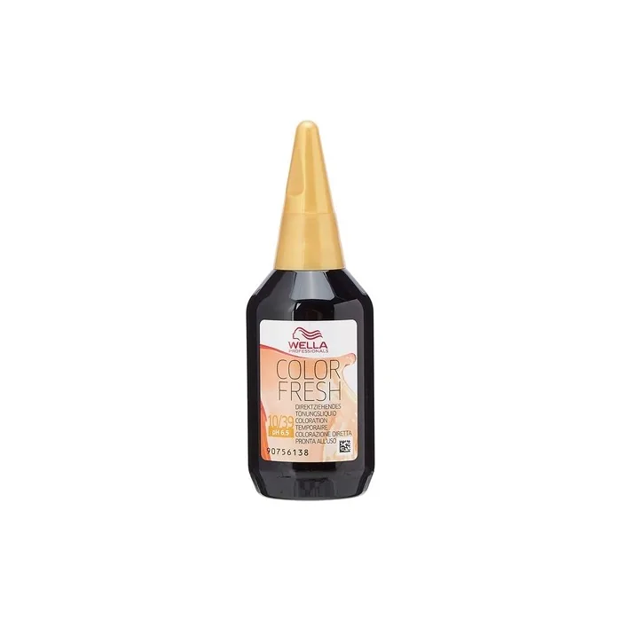 Wella Color Fresh Gloss Tint 10/39 Bright Light Blonde Gold Cendre 75ml