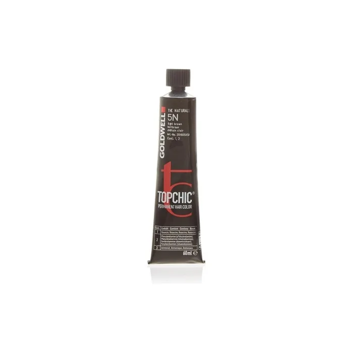 Goldwell Topchic Hair Coloration 5N Light Brown Tube 60ml