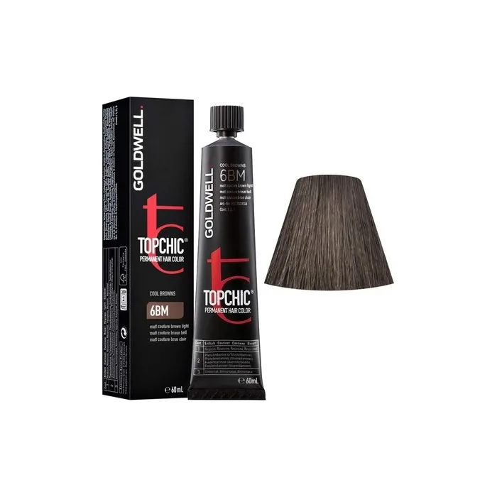 Goldwell Topchic Permanent Hair Colour 6MB Medium Jade Brown 60ml