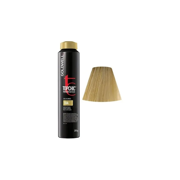 Goldwell Topchic 10A Pastel Ash Blonde Permanent Hair Color 250g