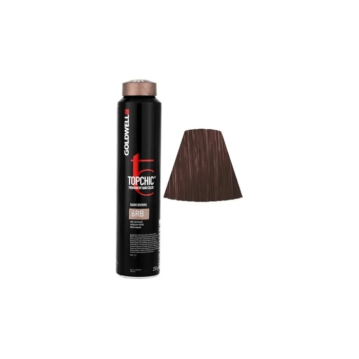 Goldwell Topchic Permanent Hair Color Can W6RB Red Beech Medium 250g