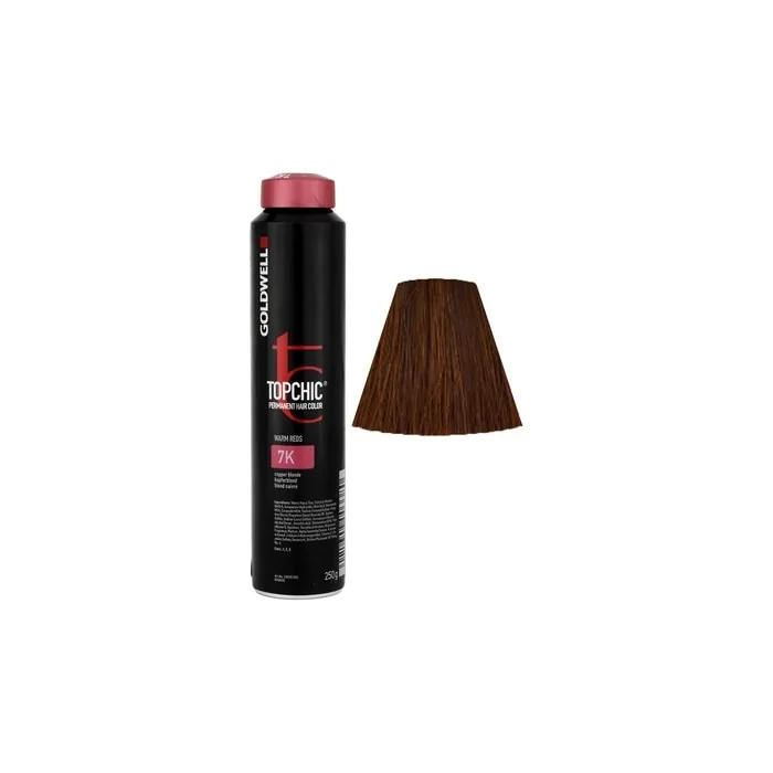 Goldwell Topchic Can W7k Copper Blonde 250 Grams Permanent Hair Color