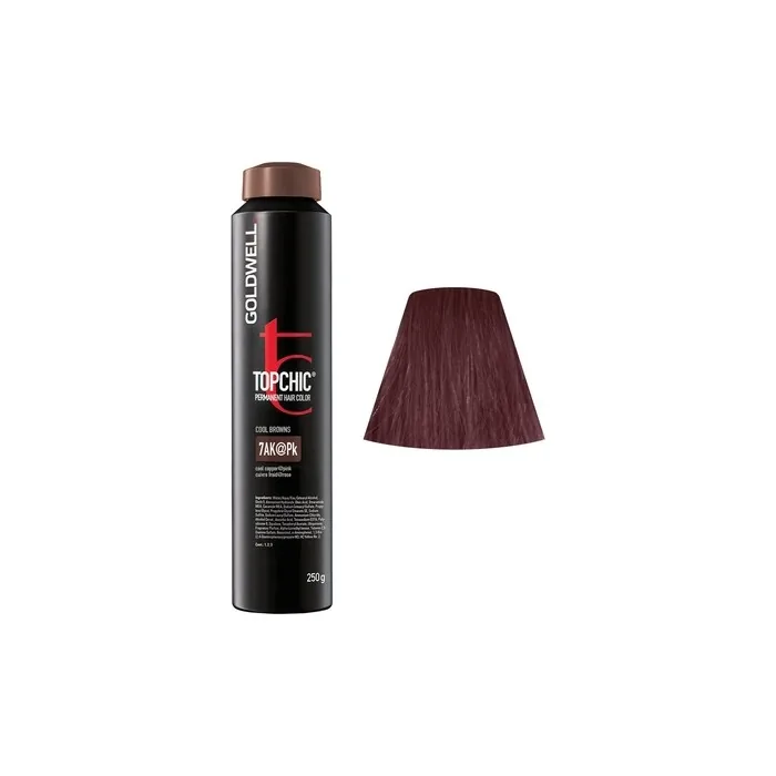 Goldwell Topchic 7AK Cool Copper Elumenated Pink Permanent Hair Color 250g