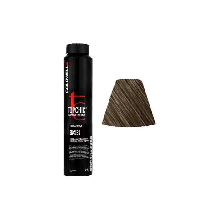 GOLDWELL Topchic 8N@BS Light Blonde Beige Silver Can 250ml