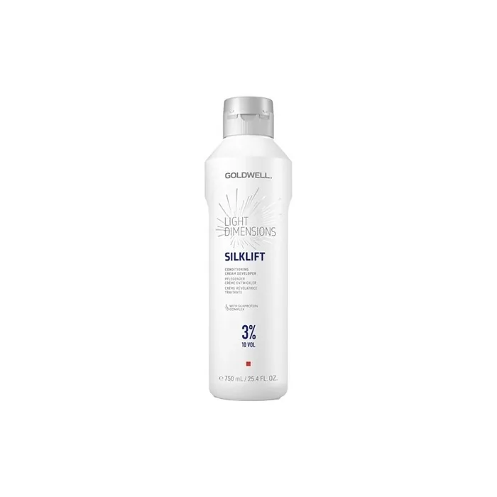 Goldwell Cream Peroxide For Gentle Hair Lightening Light Dimensions Silklift 3 Conditioning Cream Developer 750 Ml