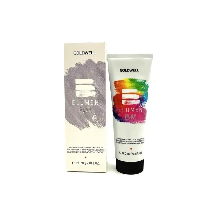 Goldwell Elumen Play Metallic Silver 120ml Semi-Permanent Hair Color