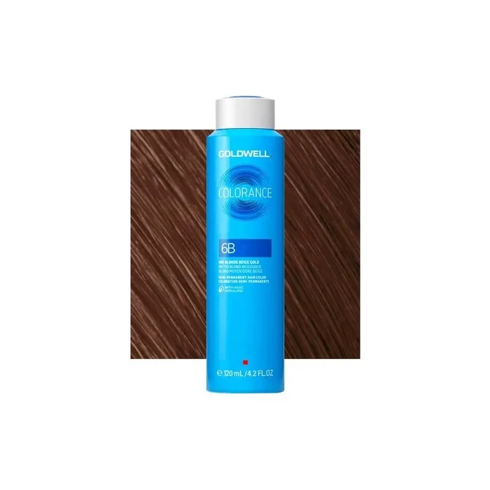 Goldwell Colorance 6B Gold Brown Warm Browns Hair Color 120ml