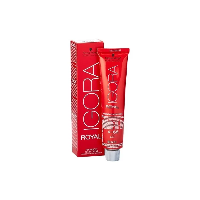 Schwarzkopf Igora Royal Premium Hair Color 4/68 Medium Brown Chocolate Red 60ml