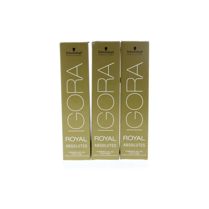 Schwarzkopf Professional Igora Royal Absolutes Permanent Anti-age Color Creme Hair Dye 4-90 60ml