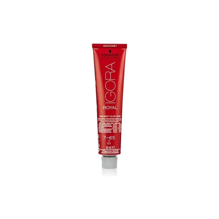 Schwarzkopf IGORA Royal Premium Hair Color 7-65 Medium Blonde Chocolate Gold 60ml