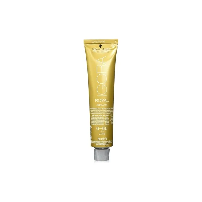Schwarzkopf Igora Royal Absolutes Permanent Anti-Age Color Creme 60ml 6-60 Dark Blonde Chocolate Natural