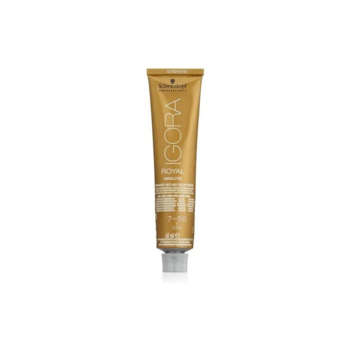 Schwarzkopf IR Absolutes 7-50 Medium Blonde Gold Natural 60ml