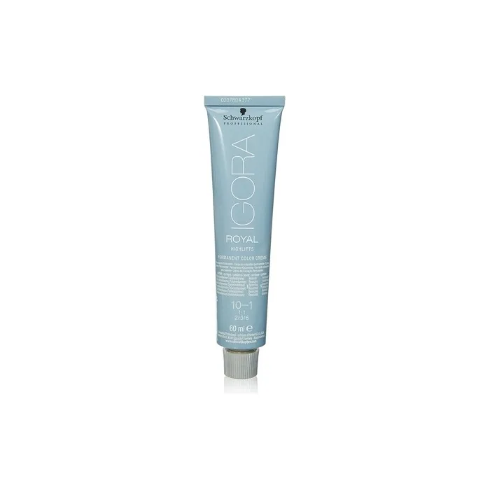 Schwarzkopf Igora Royal Highlifts Permanent Hair Color Cream 10/1 Lightest Ash Blonde 60ml