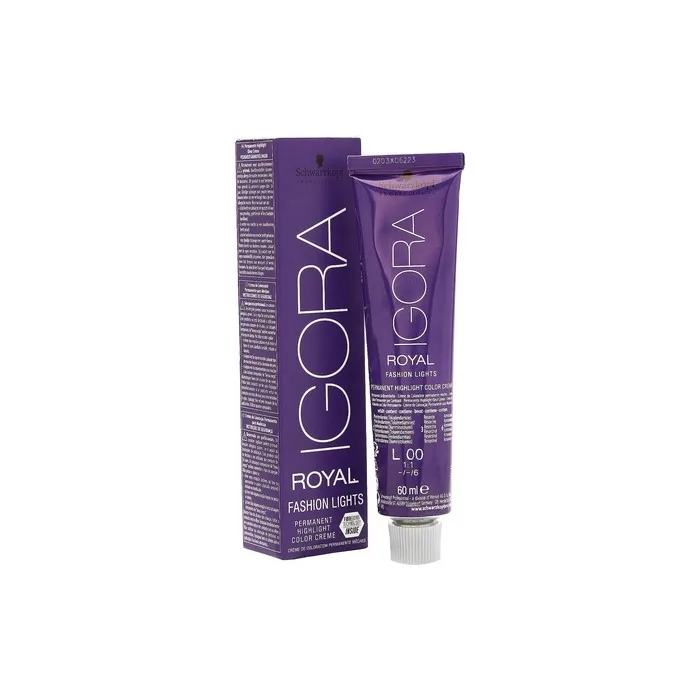 Schwarzkopf IGORA Royal Fashion Lights Hair Colour for Highlighted Hair L-00 Natural Extra 60 Ml
