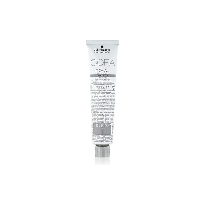 Igora Royal Silver Whites Slate Gray Hair Color 60ml