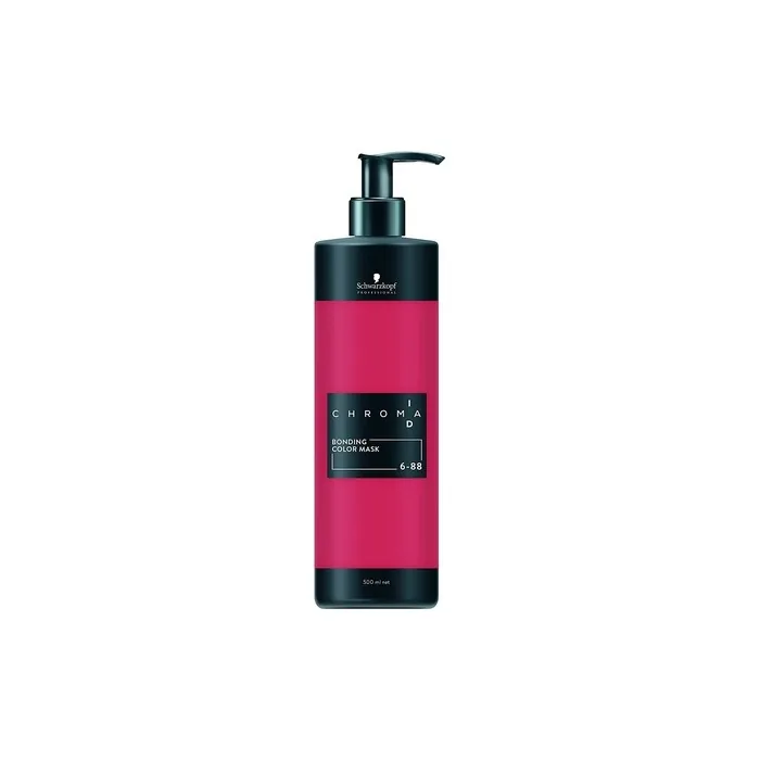 Schwarzkopf ChromaID Bonding Color Mask Shades 6-88 500ml Red 16.9 Fl Oz