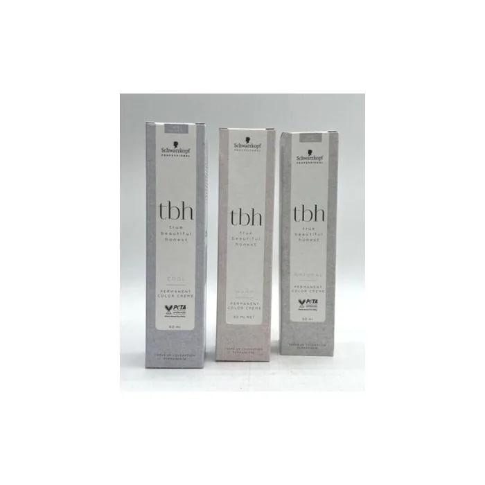 Schwarzkopf Professional tbh Cool Permanent Color 60ml Various Shades