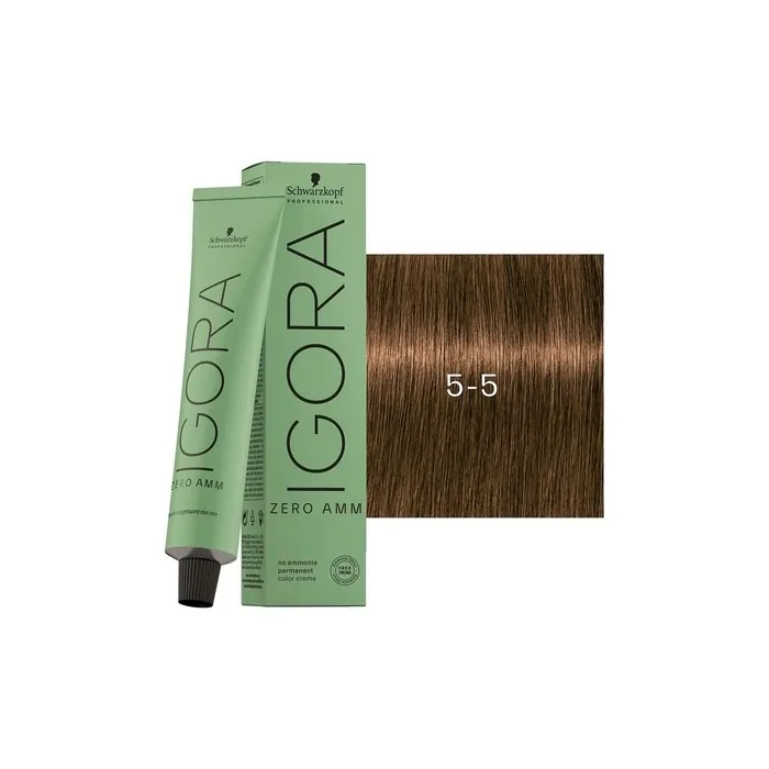Schwarzkopf Igora Zero Amm 5-5 Light Brown Gold 60ml