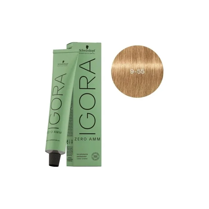 Schwarzkopf Igora Zero Amm 955 Hair Color Very Light Golden Blonde Extra 60 Ml