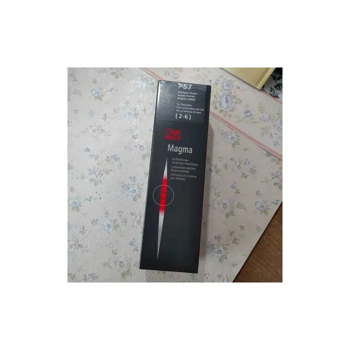 Wella Magma 57 Mogano Sand Lightening And Coloring Powder For Highlights 120g
