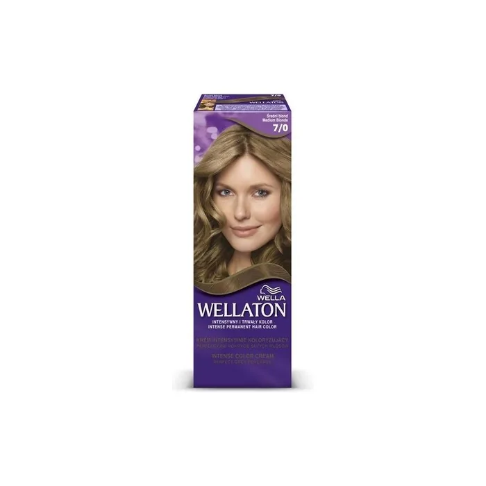 Intense Wellaton Permanent Color Cream Intensely Coloring 7/0 Medium Blonde