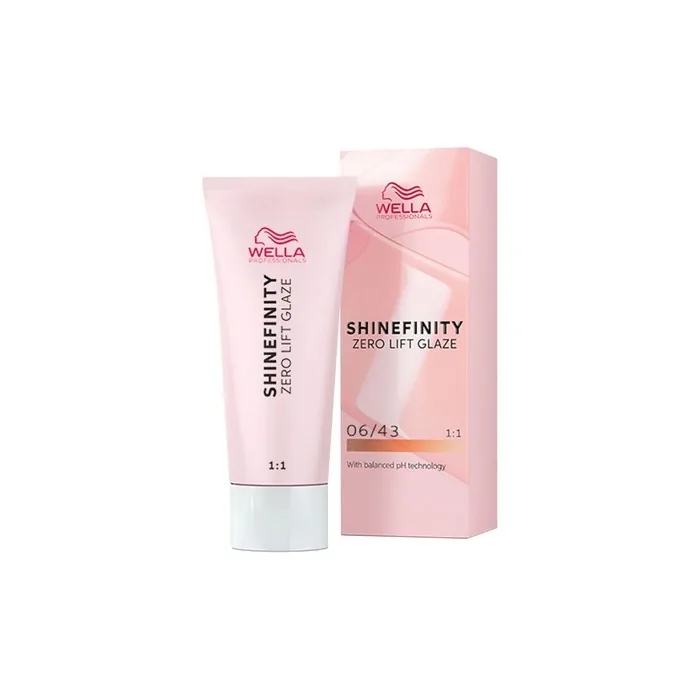 Wella Professionals ShineFinity Zero Lift Glaze 06/43 Copper Sunset Hair Color