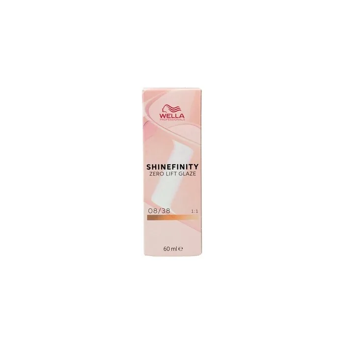 Wella Shinefinity Permanent Hair Color Nº 08/38 60ml