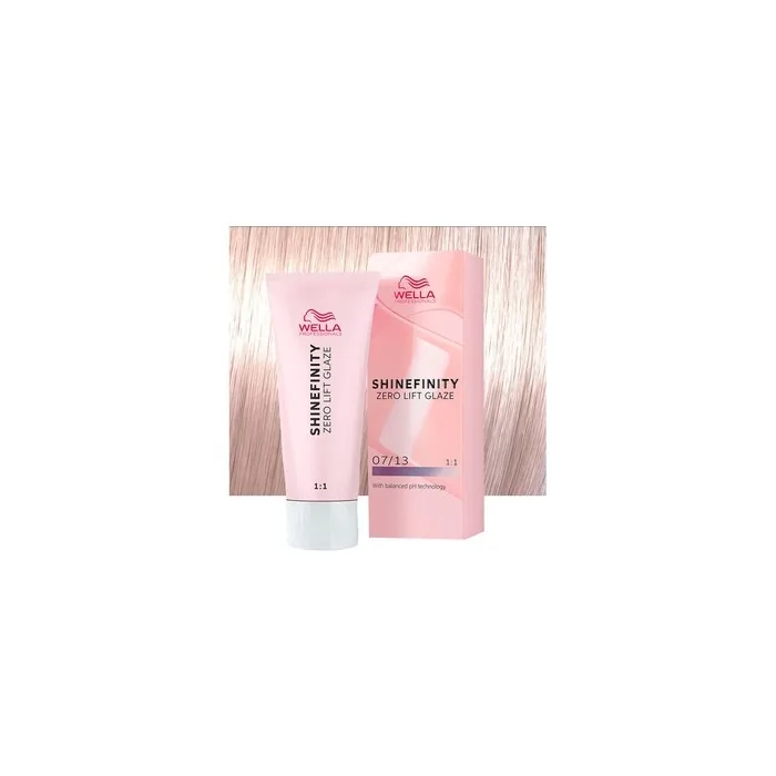 Wella Shinefinity Toffee Cream 07/13 Medium Ash Blonde Golden 60ml