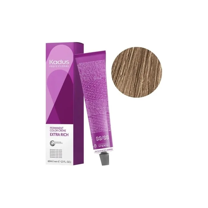 Kadus Permanent Hair Color 60ml 7/17 Ash Blonde Brown