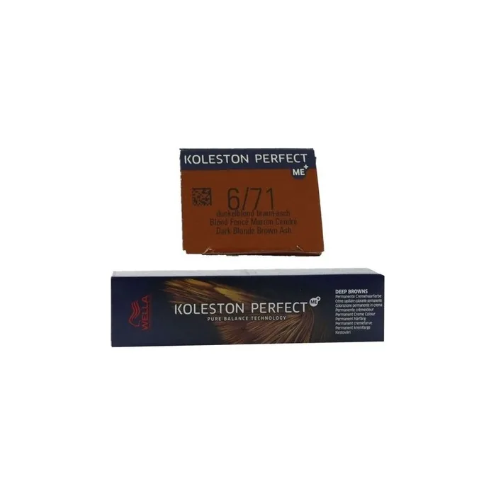 Wella Koleston Perfect Me Deep Browns 60ml 671 Dark Blonde Ash Brown