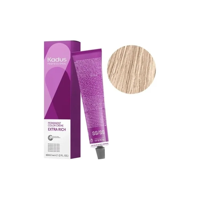 Kadus Permanent Hair Color 60ml 12/61 Special Ash Violet Blonde