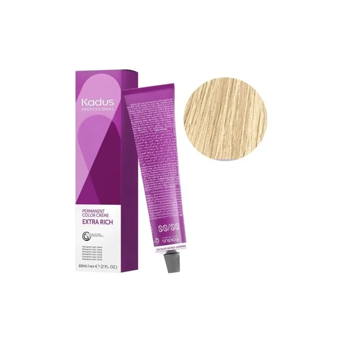 Kadus Permanent Hair Color 60ml 10/38 Very Light Blonde Golden Pearl
