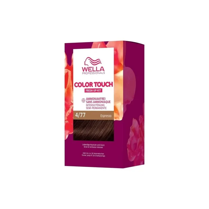 Wella Professionals Color Touch Demi Permanent Hair Colour without Ammonia 130ml 4/77 Espresso