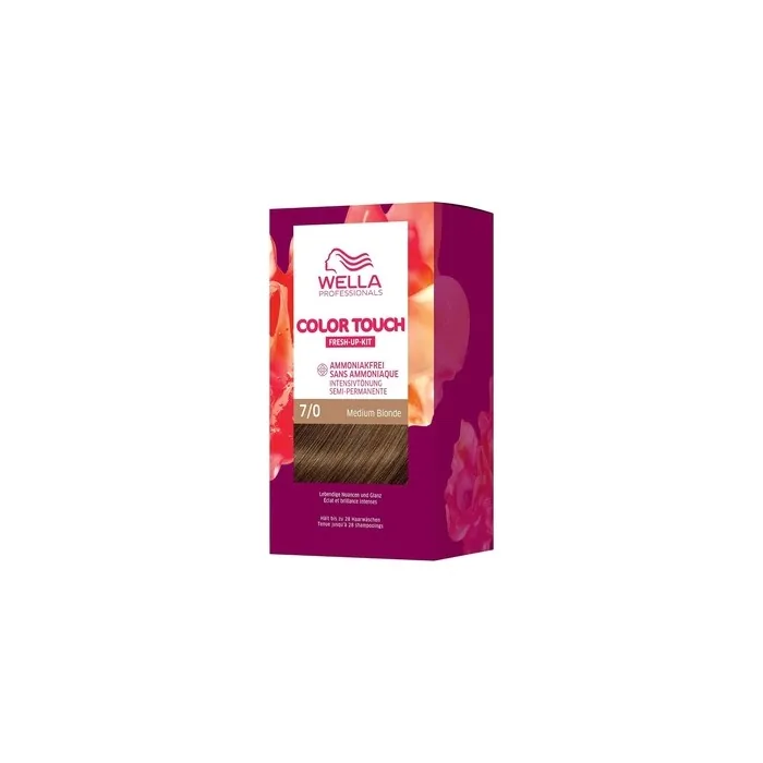 Wella Professionals Color Touch Semi-Permanent Hair Color without Ammonia - Hair Dye for Color Refreshment and Gray Hair Coverage - Root Kit including Hair Mask Medium Blonde