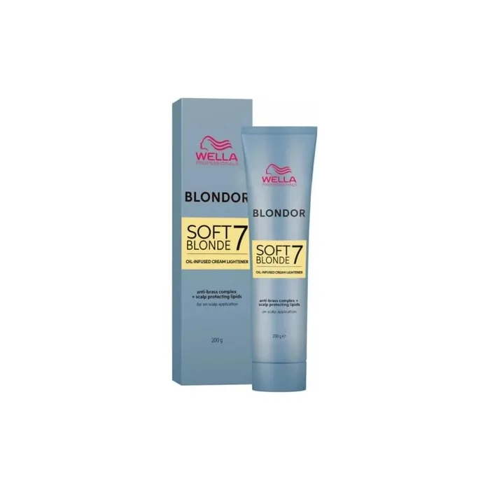 Wella Blondor Soft Blonde 7 Oil Infused Cream Lightener 200g