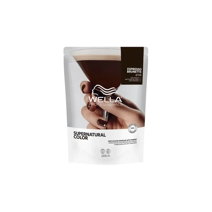 Wella Professionals Supernatural Color 408 Espresso Brunette 120g