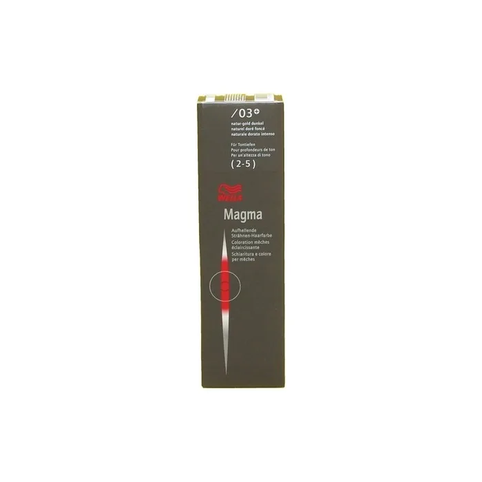 Wella Magma By Blondor Pigmented Lightener Hair Colour No. 39 Bright Gold Cendre 0.12kg
