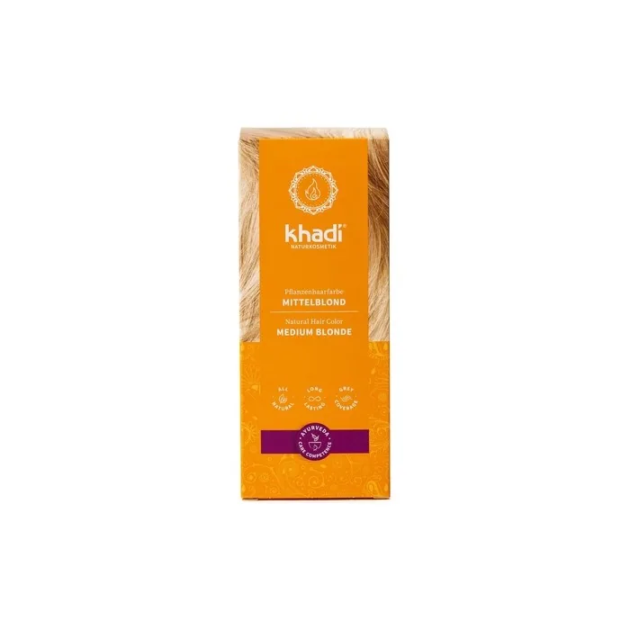 Khadi Medium Blonde Natural Hair Color - Warm Medium Blonde