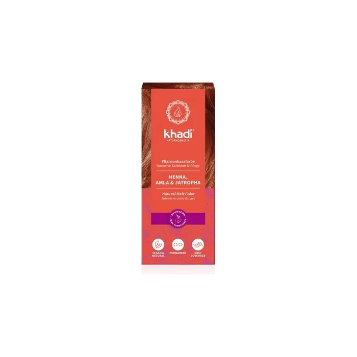 Khadi Natural Henna With Amla And Red Jatropha 100g