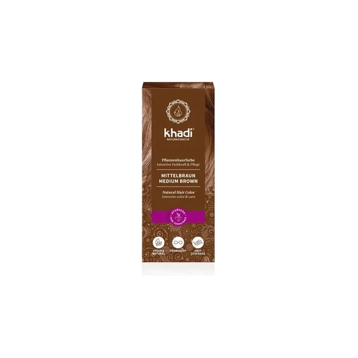 Khadi Herbal Dye Medium Chestnut 100g